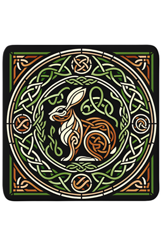 Celtic Knot Hare Coaster | Oakhart Industries – Angel Clothing