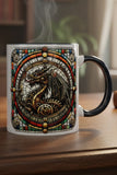 Steampunk Red Dragon Mug Art032 | Angel Clothing