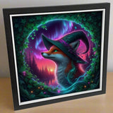 Oakhart Metallic Mystic Fox Picture Framed | Angel Clothing