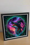 Oakhart Metallic Mystic Fox Picture Framed | Angel Clothing