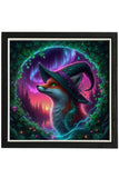 Oakhart Metallic Mystic Fox Picture Framed | Angel Clothing