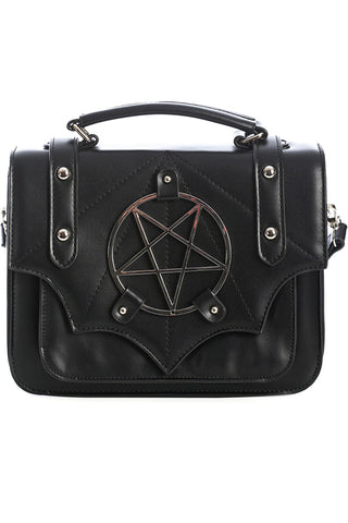 Banned Moloch Pentagram Shoulder Bag | Angel Clothing