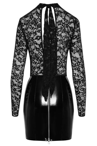 Black Level Lace and Vinyl Dress Angel Clothing Black Level Lace and Vinyl Dress Angel Clothing