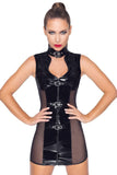 Black Level Mesh and Vinyl Dress (M, L)