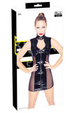 Black Level Mesh and Vinyl Dress (M, L)