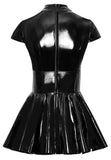 Black Level Vinyl Mini Dress | Angel Clothing