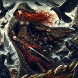 Oakhart Morrigan and Crow Print | Angel Clothing