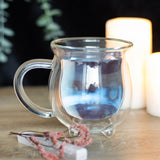 Clear Double Walled Glass Cauldron Mug | Angel Clothing