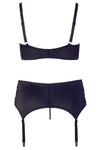 Cottelli Collection Plus Suspender Bra Set (85F/Large) | Angel Clothing