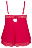 Cottelli Curves Red Babydoll (Large) | Angel Clothing
