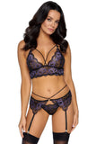 Cottelli Lingerie Suspender Set (L, XL)