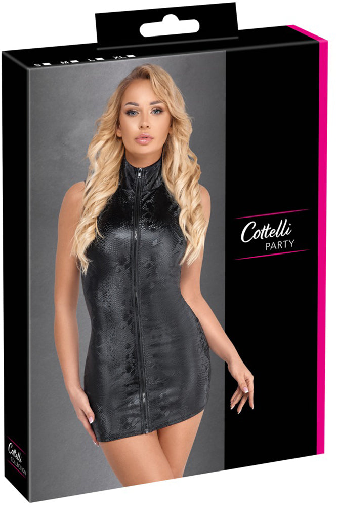 Cottelli Party Snake Skin Look Dress Angel Clothing