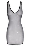 Cottelli Party Rhinestones Mesh Dress (L)
