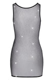 Cottelli Party Rhinestones Mesh Dress (L)