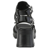DemoniaCult BRATTY 07 Black Sandals | Angel Clothing
