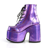 DemoniaCult CAMEL 203 Boots Purple (UK7) | Angel Clothing