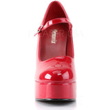 DemoniaCult DOLLY-50 Shoes Red | Angel Clothing