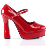 DemoniaCult DOLLY-50 Shoes Red | Angel Clothing