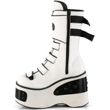 DemoniaCult KERA 108 White Boots (UK6, UK8) | Angel Clothing