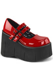 DemoniaCult Kera 08 Red Shoes | Angel Clothing