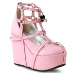 DemoniaCult POISON 25-2 Shoes Pink | Angel Clothing