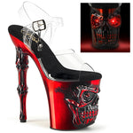 DemoniaCult Rapture 808-LT Red Shoes | Angel Clothing