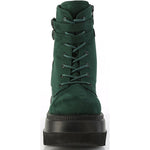DemoniaCult Shaker 52 Emerald Suede Boots | Angel Clothing