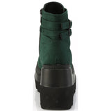 DemoniaCult Shaker 52 Emerald Suede Boots | Angel Clothing