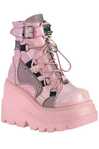DemoniaCult Shaker 60 Pink Boots | Angel Clothing
