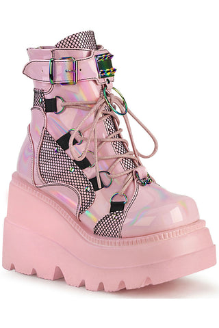 DemoniaCult Shaker 60 Pink Boots | Angel Clothing