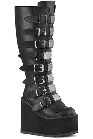 DemoniaCult Swing 815WC Wide Calf Boots (UK4, 7) | Angel Clothing