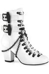 DemoniaCult VIVIKA 128 White Boots | Angel Clothing