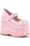 DemoniaCult WAVE 32 Pink Shoes | Angel Clothing