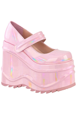 DemoniaCult WAVE 32 Pink Shoes | Angel Clothing