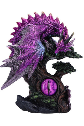Draconic Seer Purple Dragon Eye Figurine | Angel Clothing