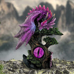 Draconic Seer Purple Dragon Eye Figurine | Angel Clothing