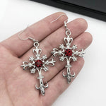 Gothic Cross Earrings | Angel Clothing