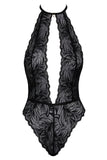 Kissable Black Lace Body | Angel Clothing