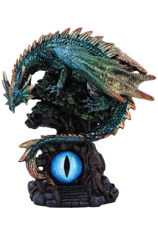 Forest Seer Green Dragon Eye Figurine | Angel Clothing