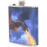 Fire in the Sky James Ryman Hip Flask
