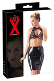 LATE-X Ladies Black Latex Skirt NO BOX (2XL) | Angel Clothing