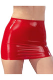 LATE-X Red Latex Mini Skirt NO BOX (M) | Angel Clothing