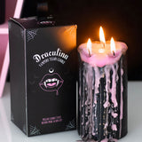 Large Pink Vampire Tears Pillar Candle | Angel Clothing
