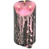 Large Pink Vampire Tears Pillar Candle | Angel Clothing