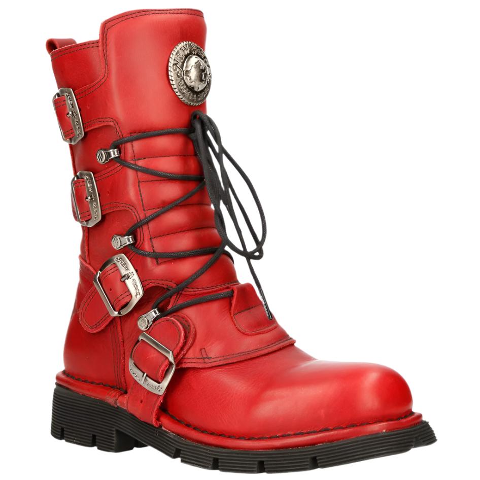 New Rock Red Boots M.1473-S12 – Angel Clothing