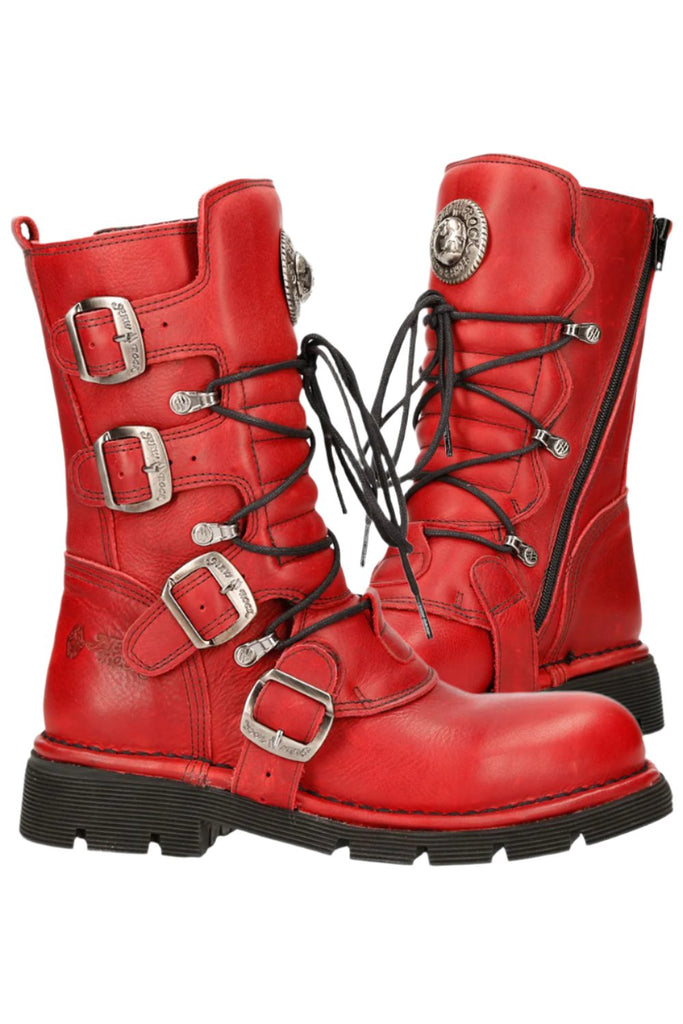 New Rock Red Boots M.1473-S12 – Angel Clothing