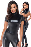 Noir Handmade Powerwetlook Catsuit | Angel Clothing