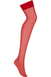 Obsessive Red Stockings S800 | Angel Clothing
