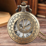Steampunk Pocket Watch with Astrolabe Zodiac Design | Angel Clothing