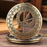 Steampunk Pocket Watch with Astrolabe Zodiac Design | Angel Clothing